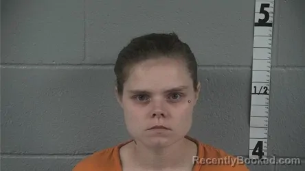 Mugshot of Chassidy Shantel Shepherd booked in Washington County, Indiana on August 11, 2026