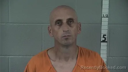 Mugshot of Gregory Jason Terrill booked in Washington County, Indiana on August 17, 2026