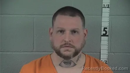 Mugshot of Jesse James Barger booked in Washington County, Indiana on April 21, 2026