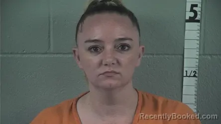 Mugshot of Kasie Dawn Johnson booked in Washington County, Indiana on September 27, 2026