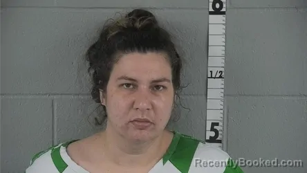 Mugshot of Malena A Allen booked in Washington County, Indiana on June 12, 2026