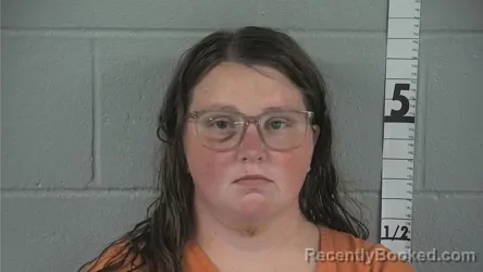 Mugshot of Tori Slade booked in Washington County, Indiana on October 3, 2026
