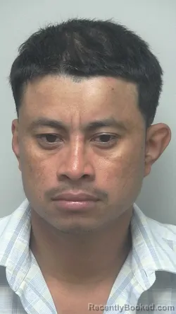 Mugshot of Johanny Eliezer Rodriguez booked in Wells County, Indiana on August 9, 2026