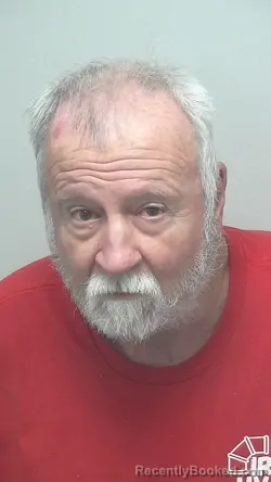 Mugshot of Danny Eugene Doss booked in Wells County, Indiana on April 23, 2026