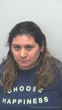 Mugshot of Carolina Dulce Morales Perez booked in Wells County, Indiana on May 22, 2026