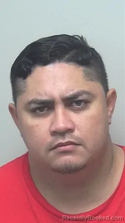 Mugshot of Jose Carlos Cano Rua booked in Wells County, Indiana on September 14, 2026