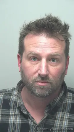 Mugshot of Justin Robert Bender booked in Wells County, Indiana on March 23, 2026