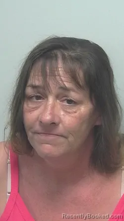 Mugshot of Angela June Harris booked in Wells County, Indiana on March 31, 2026