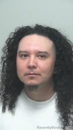 Mugshot of Cristian Felipe Arevalo booked in Wells County, Indiana on October 25, 2026