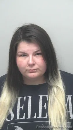 Mugshot of Savannah Kaleen Guin booked in Wells County, Indiana on July 15, 2026