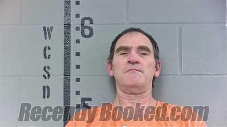 Booking photo from White County, Indiana