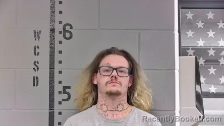 Mugshot of BRADLEY BAUGH booked in White County, Indiana on March 15, 2026