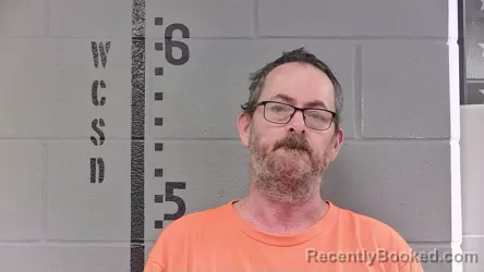 Mugshot of BRIAN HOUSER booked in White County, Indiana on March 19, 2026