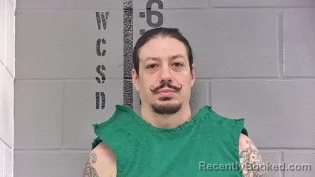 Mugshot of JOSHUA GRADEN booked in White County, Indiana on March 24, 2026