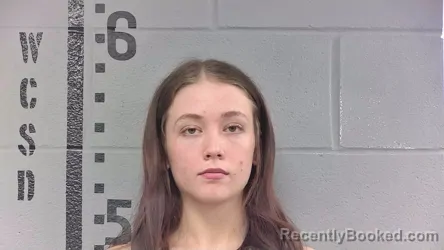 Mugshot of TRINITY LACKEY booked in White County, Indiana on April 19, 2026