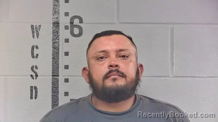 Mugshot of YIMI MENA GARCIA booked in White County, Indiana on May 17, 2026