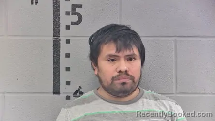 Mugshot of FELIPE DIEGO MIGUEL booked in White County, Indiana on May 25, 2026