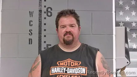 Mugshot of JASON ANDERSON booked in White County, Indiana on July 2, 2026