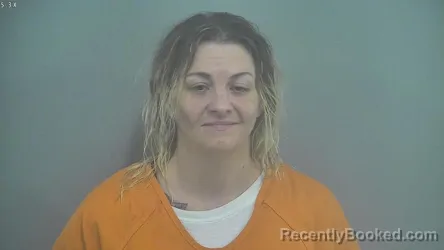 Mugshot of AMANDA LYNN CARR booked in Whitley County, Indiana on April 23, 2026