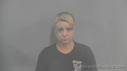 Mugshot of Amy Jeanette Geib booked in Whitley County, Indiana on October 21, 2026