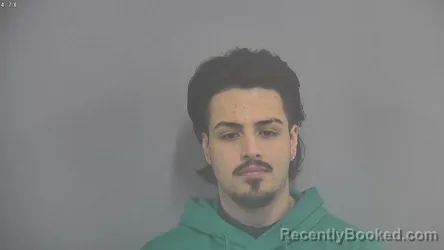 Mugshot of AARON MARTINEZ booked in Whitley County, Indiana on May 13, 2026