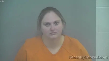 Mugshot of Brittney Jo Holbrook booked in Whitley County, Indiana on October 21, 2026