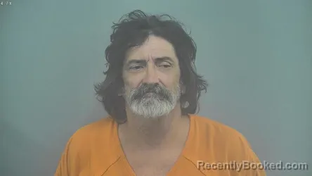 Mugshot of BRIAN KEITH HOWARD booked in Whitley County, Indiana on May 14, 2026