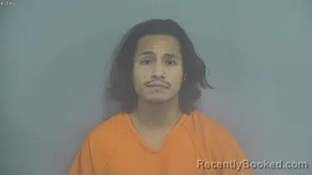 Mugshot of Cesar K Sanchez booked in Whitley County, Indiana on August 25, 2026