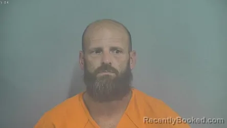 Mugshot of David Eugene Clark booked in Whitley County, Indiana on August 22, 2026