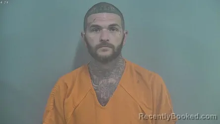 Mugshot of DUSTIN C HALL booked in Whitley County, Indiana on July 9, 2026