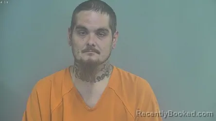 Mugshot of Derek Wray Matteson booked in Whitley County, Indiana on August 24, 2026