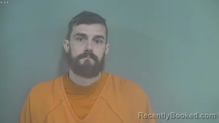 Mugshot of DUSTIN LAWRENCE SWINDLE booked in Whitley County, Indiana on August 3, 2026
