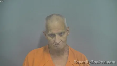 Mugshot of EDWARD LAWRENCE PALMER booked in Whitley County, Indiana on July 18, 2026