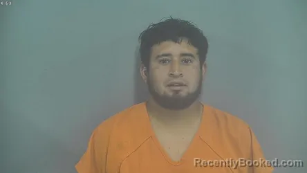 Mugshot of FERNANDO JACOBO REVOLORIO booked in Whitley County, Indiana on August 2, 2026