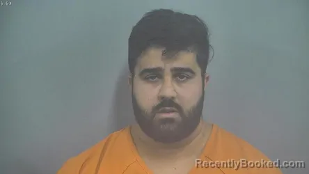 Mugshot of HAMZA NAEEM KHILJI booked in Whitley County, Indiana on March 28, 2026