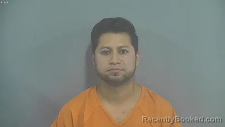 Mugshot of HUGO SALVADOR HERNANDEZ booked in Whitley County, Indiana on May 24, 2026