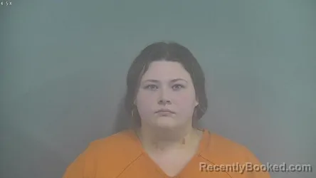 Mugshot of Jennasey R.L.K Aikey booked in Whitley County, Indiana on September 30, 2026