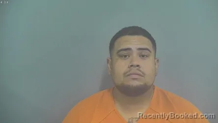 Mugshot of JONATHAN ALONZA ZAMUDIO booked in Whitley County, Indiana on July 22, 2026