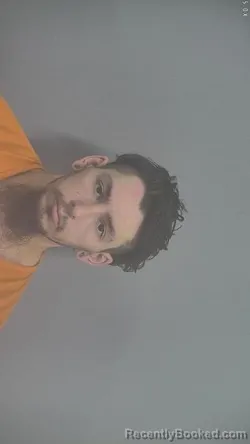 Mugshot of KALEB JORDON BOLLINGER booked in Whitley County, Indiana on April 6, 2026