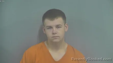 Mugshot of Levi Alexander Combs booked in Whitley County, Indiana on August 24, 2026