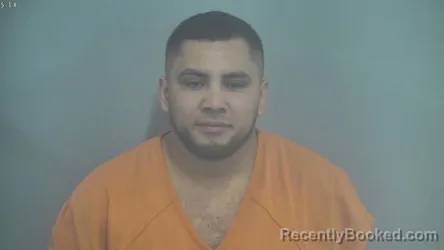 Mugshot of NELSON EDUARDO AGUSTIN RODRIGUEZ booked in Whitley County, Indiana on March 20, 2026