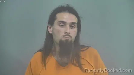 Mugshot of RYAN MICHAEL BELLINGER booked in Whitley County, Indiana on April 2, 2026