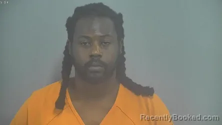 Mugshot of RAHEIM AIMON OLIVER booked in Whitley County, Indiana on April 24, 2026