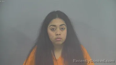 Mugshot of SANDY AMALIA CORDERO MURALLEZ booked in Whitley County, Indiana on May 24, 2026