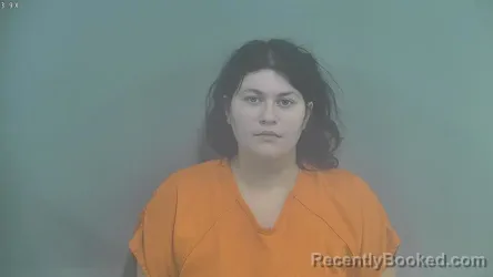 Mugshot of Sarena Mystique Camos booked in Whitley County, Indiana on October 20, 2026