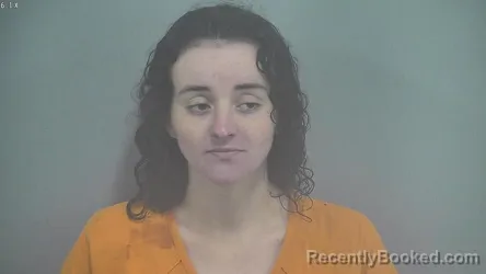 Mugshot of TATUM ELIZABETH PATRICK booked in Whitley County, Indiana on March 27, 2026