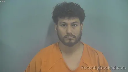 Mugshot of ULISES ADRIAN ARGUMEDO DE LOS SANTOS booked in Whitley County, Indiana on June 21, 2026