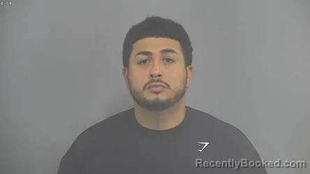 Mugshot of Victor H Rodriguez-Acosta booked in Whitley County, Indiana on August 13, 2026