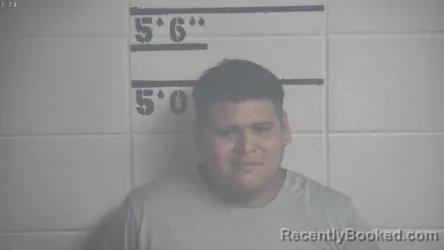 Mugshot of DIEGO RAMIO GOMEZ DIAZ booked in Adair County, Kentucky on June 12, 2026