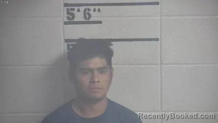 Mugshot of JOSE ELIAZAR GOMEZ SANTIZ booked in Adair County, Kentucky on June 12, 2026